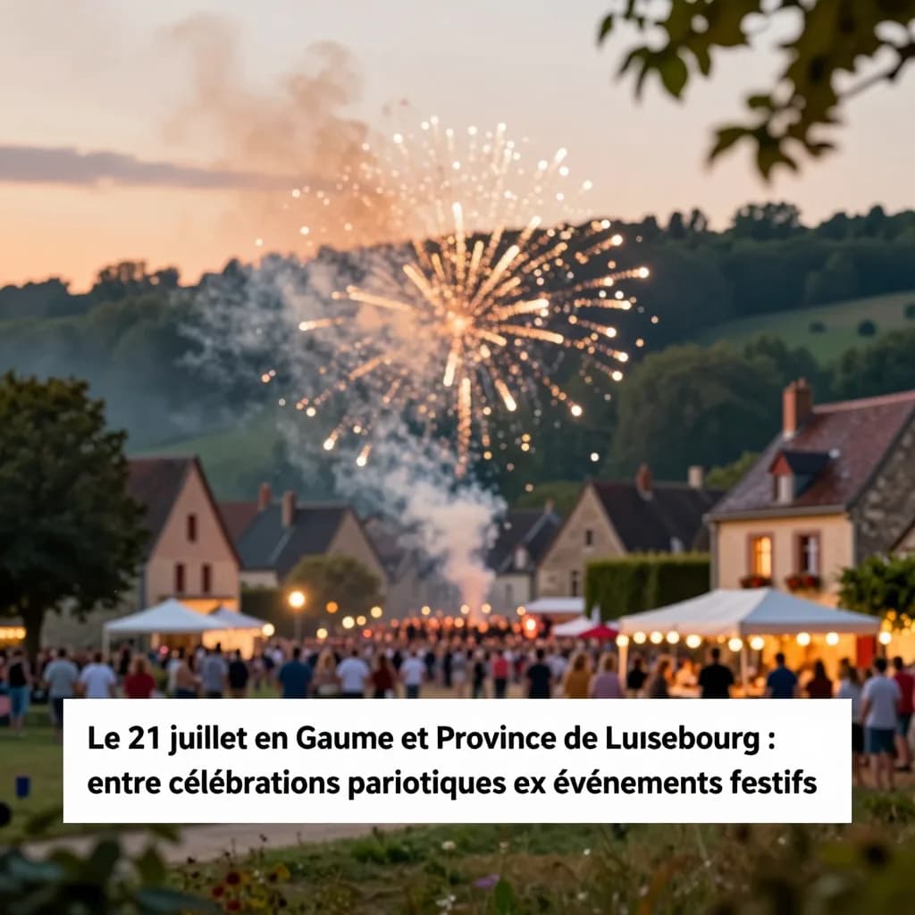 Le 21 juillet en Gaume et Province de Luxembourg : entre célébrations patriotiques et événements festifs