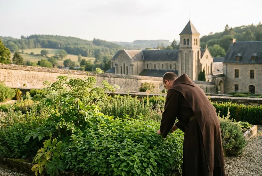 Le jardin des plantes médicinales d'Orval, pharmacie vivante des moines