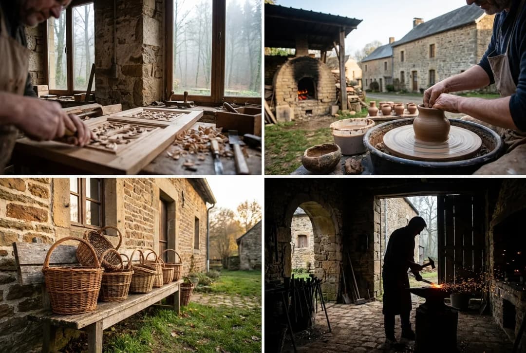 Les Artisanats d’Art en Gaume : Un Patrimoine Vivant et Créatif