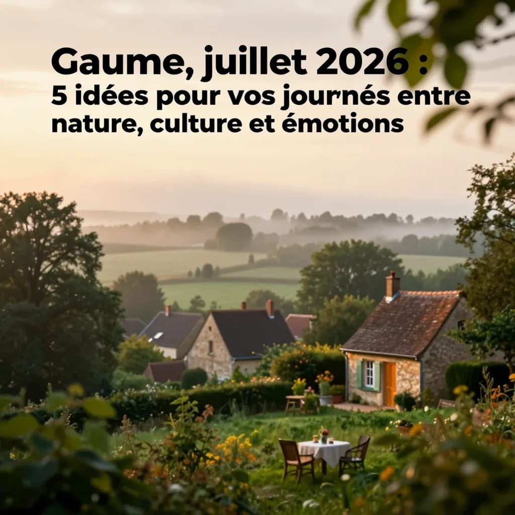 Gaume, juillet 2026 : 5 idées pour vos journées entre nature, culture et émotions