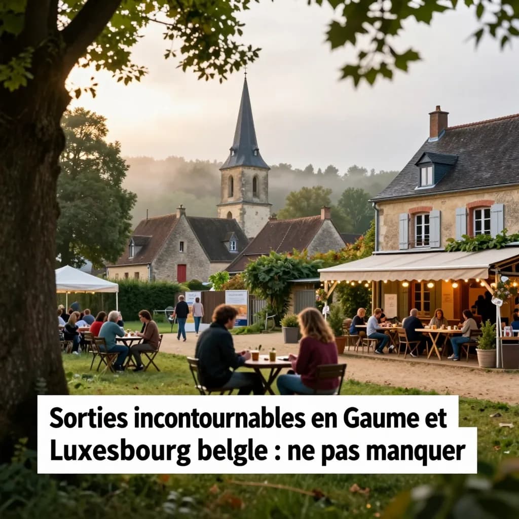 Sorties incontournables en Gaume et Luxembourg belge : ce week-end à ne pas manquer