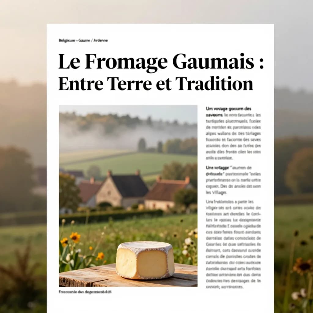 Le Fromage Gaumais : Entre Terre et Tradition