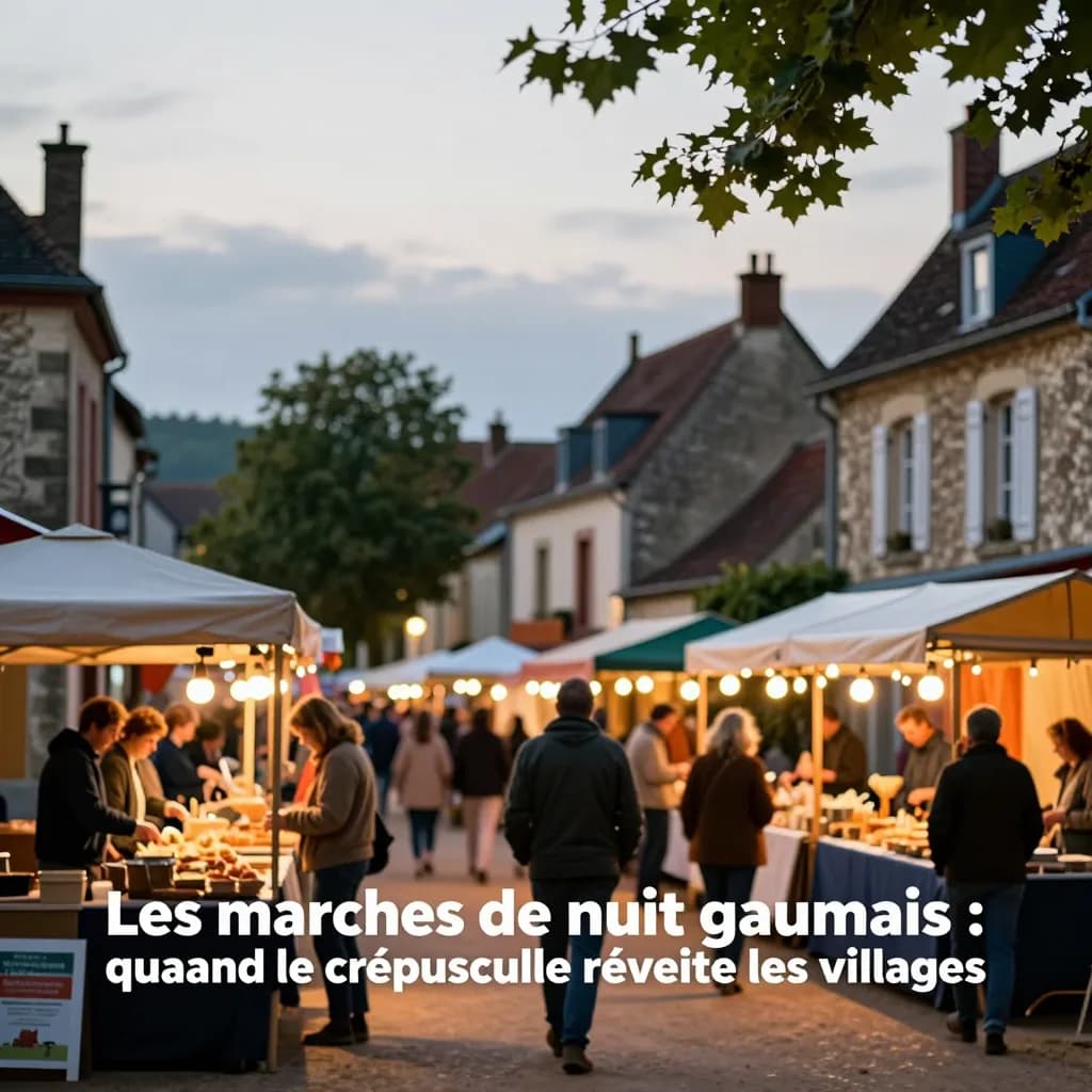 Les marchés de nuit gaumais : quand le crépuscule réveille les villages