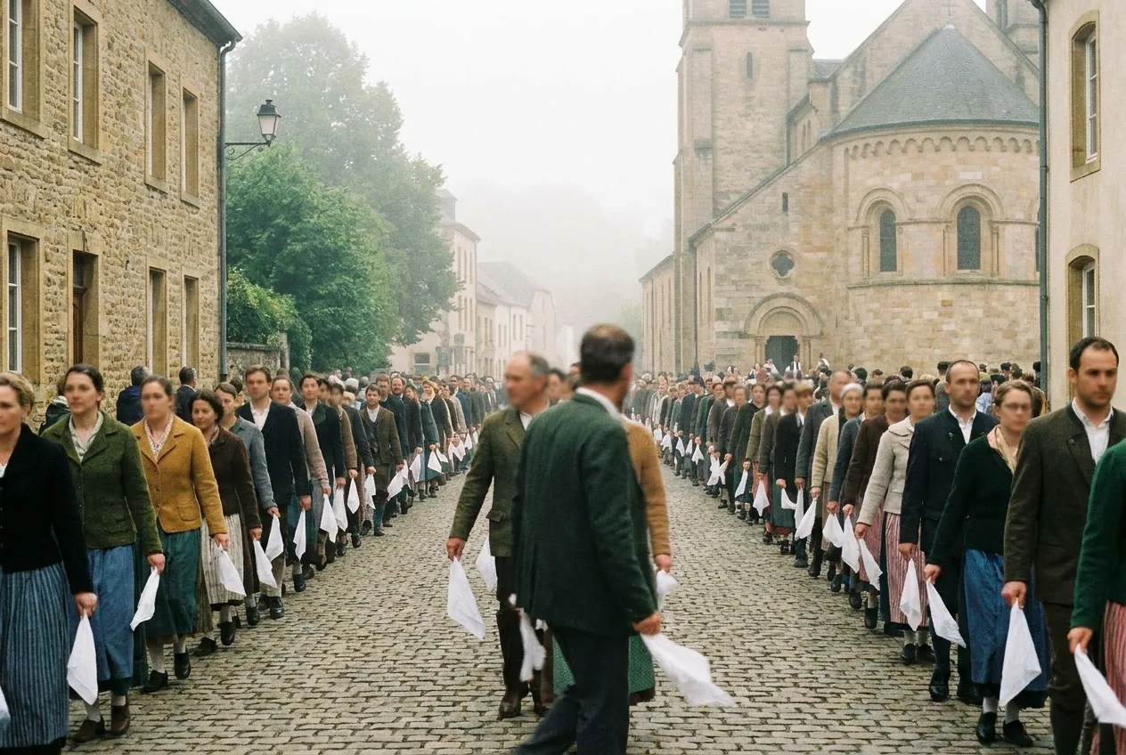La Procession Dansante d’Echternach : Un Rituel Millénaire à la Frontière de la Gaume