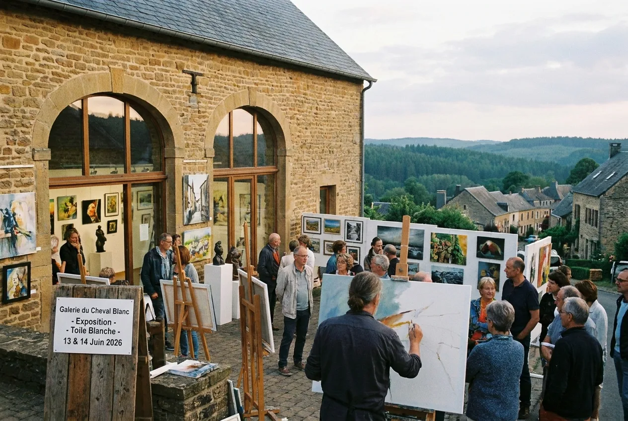 Exposition Toile Blanche à la Galerie du Cheval Blanc