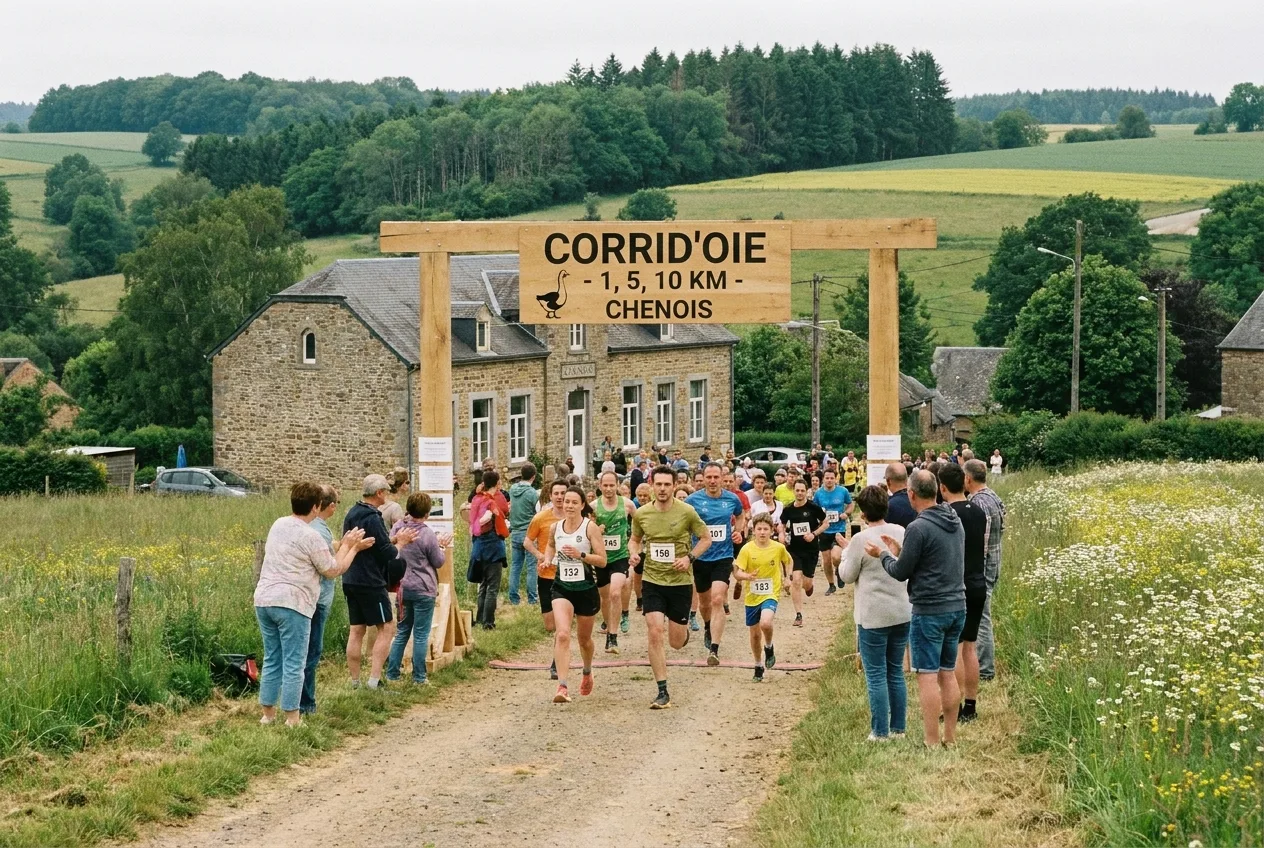Corrid'Oie : course à pied champêtre à Chenois