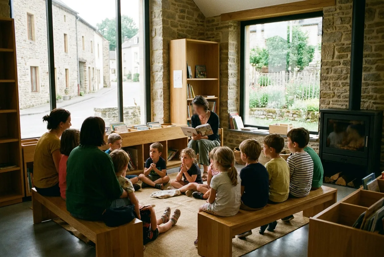 Heure du conte à la Biblio'Nef de Virton