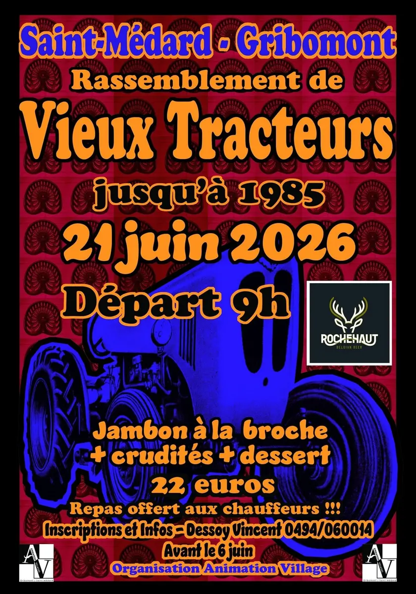 Vintage-Traktor-Treffen in Bouillon