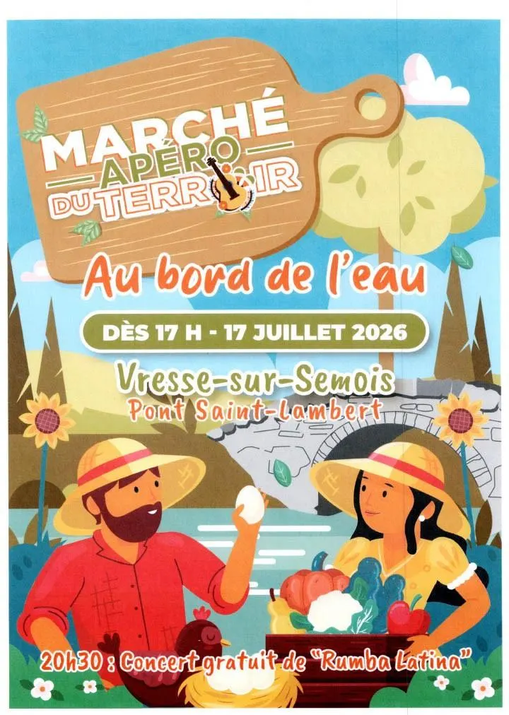 Marché Apéro du Terroir "Au bord de l'eau "