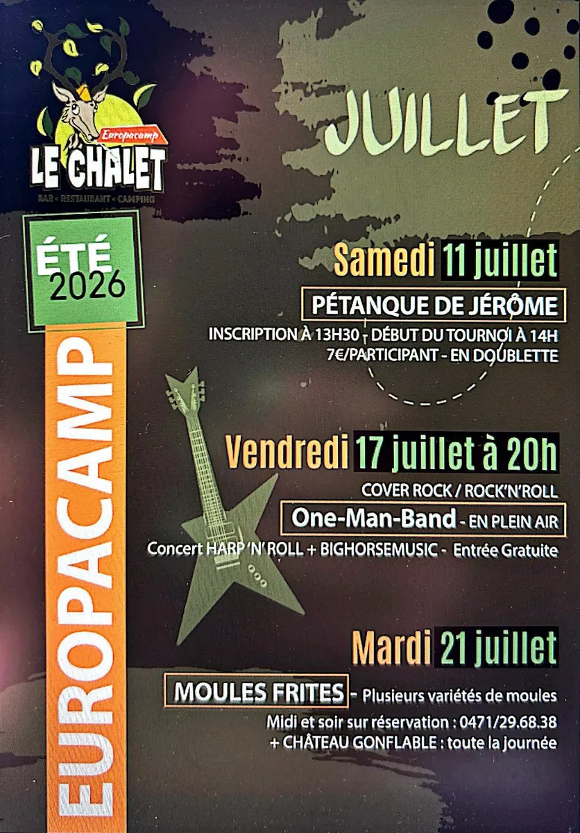 Concert : One-man-band à l'Europacamp
