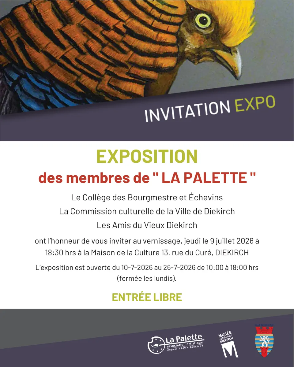 Exposition collective d’été – La Palette Diekirch