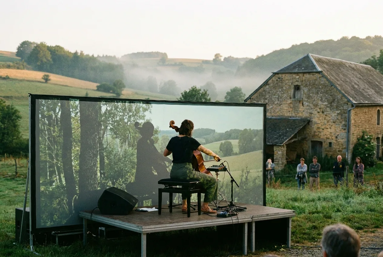 Concert de Gwen Sainte-Rose : un paysage sonore et visuel