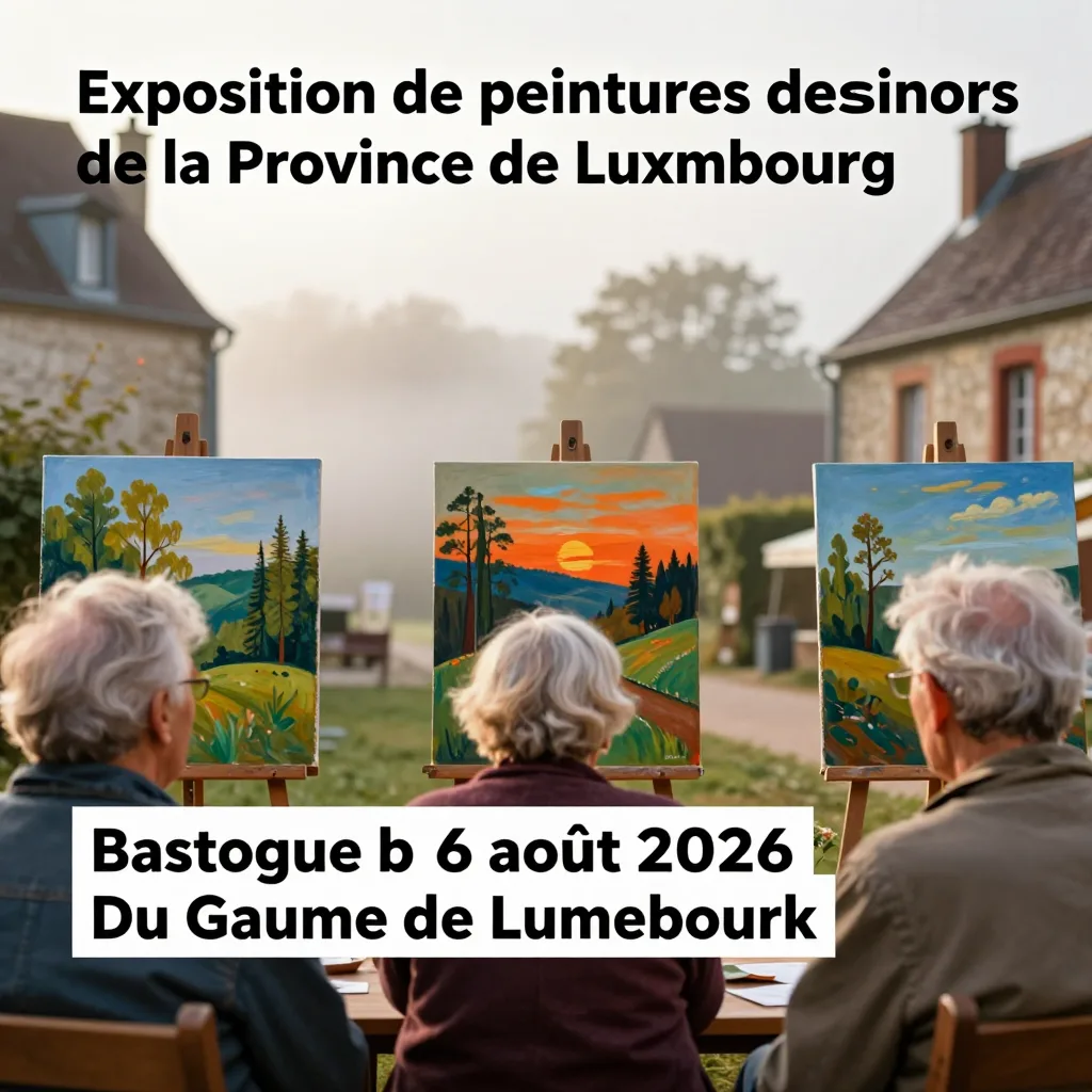 Exhibition of Paintings by Seniors from the Province of Luxembourg