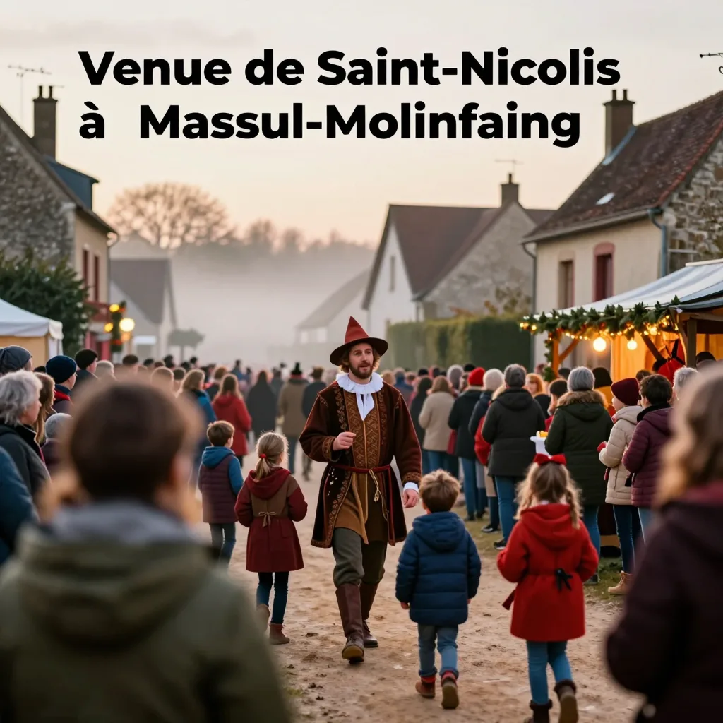 Venue de Saint-Nicolas à Massul-Molinfaing