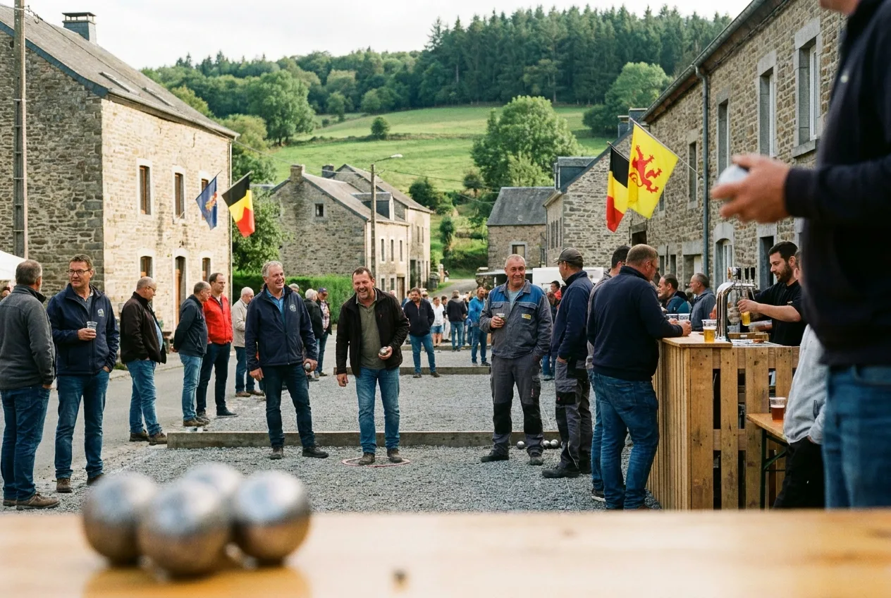 Tournoi de pétanque à Vaux