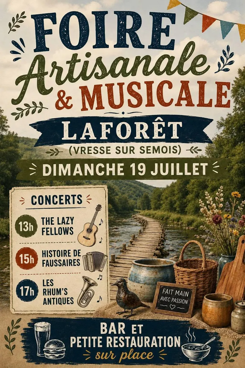 Handwerk und Musik unter Laforêts Bäumen