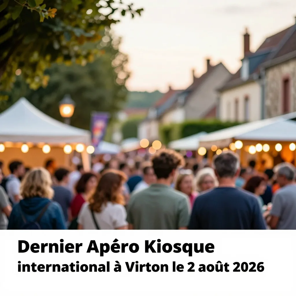 Dernier Apéro Kiosque international à Virton le 2 août 2026