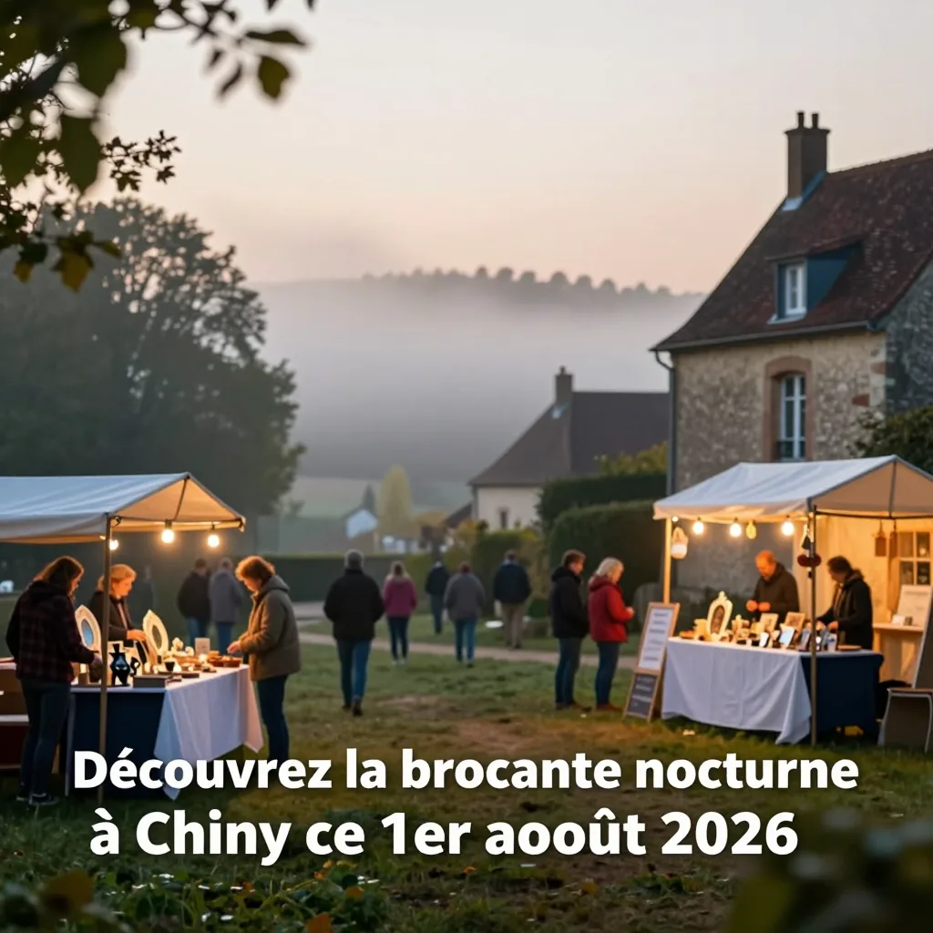 Découvrez la brocante nocturne à Chiny ce 1er août 2026