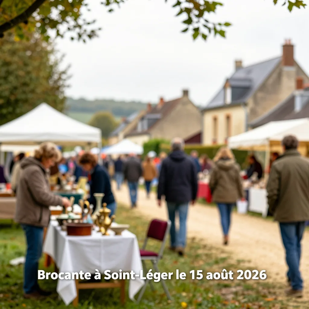 Brocante à Saint-Léger le 15 août 2026