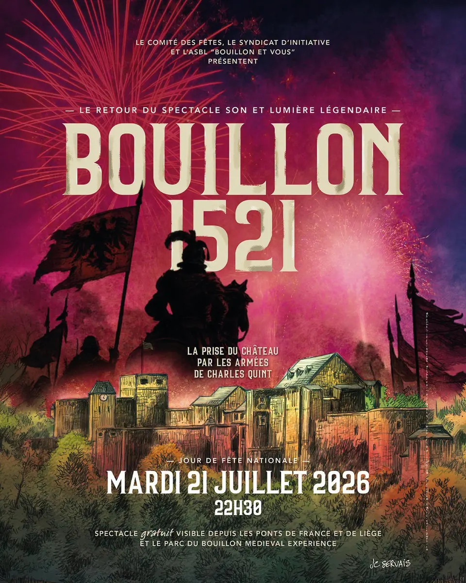 Retour dans le feu de 1521 – Spectacle de son et lumière