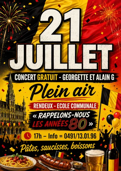 Fête nationale en musique le 21 juillet 2026