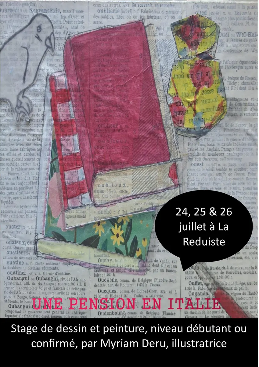 Stage de dessin et peinture en Italie – 24 juillet 2026