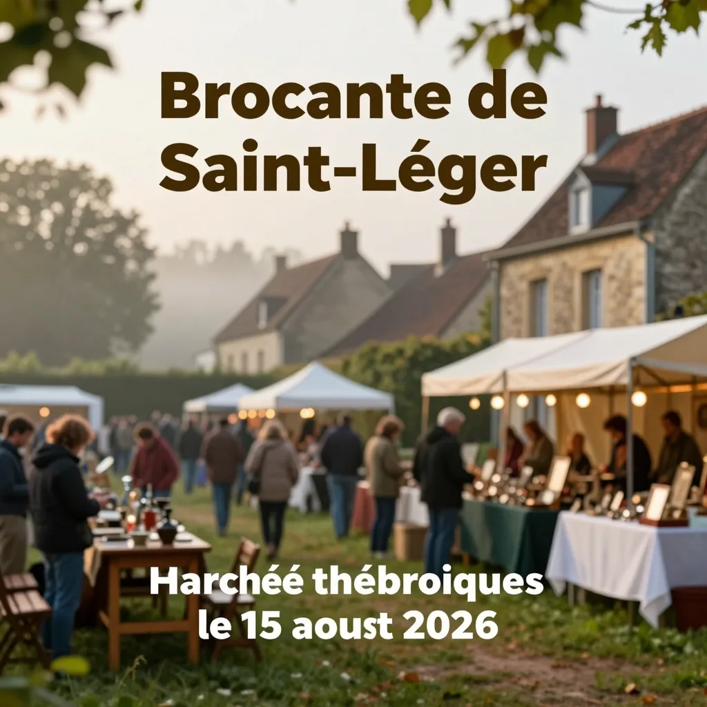 Saint-Léger’s annual flea market on 15 August 2026