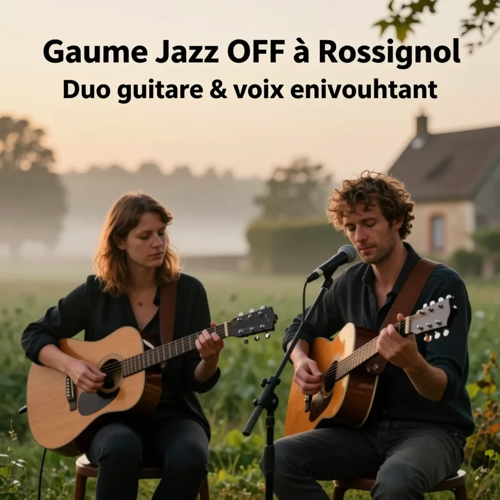 Gaume Jazz OFF in Rossignol: Enchanting Guitar & Voice Duo