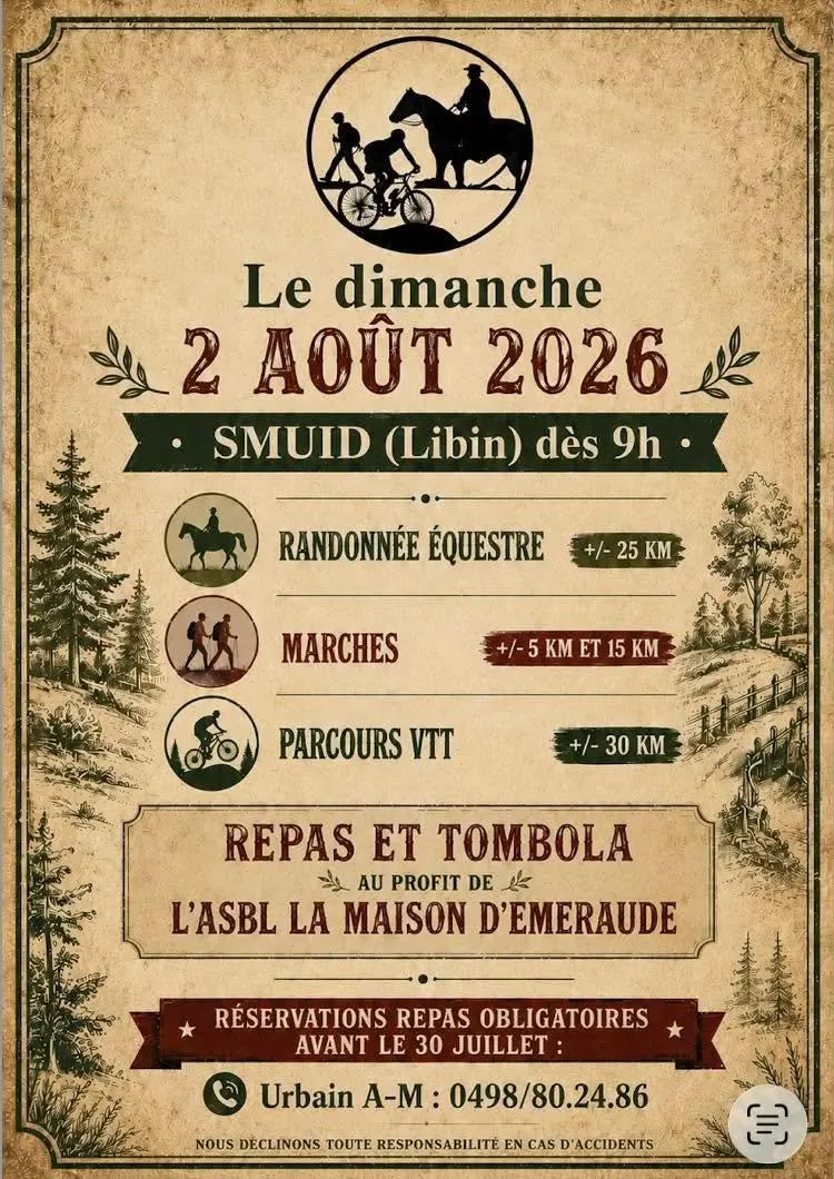 Hike, ride or cycle on August 2nd 2026 – three adventures in one