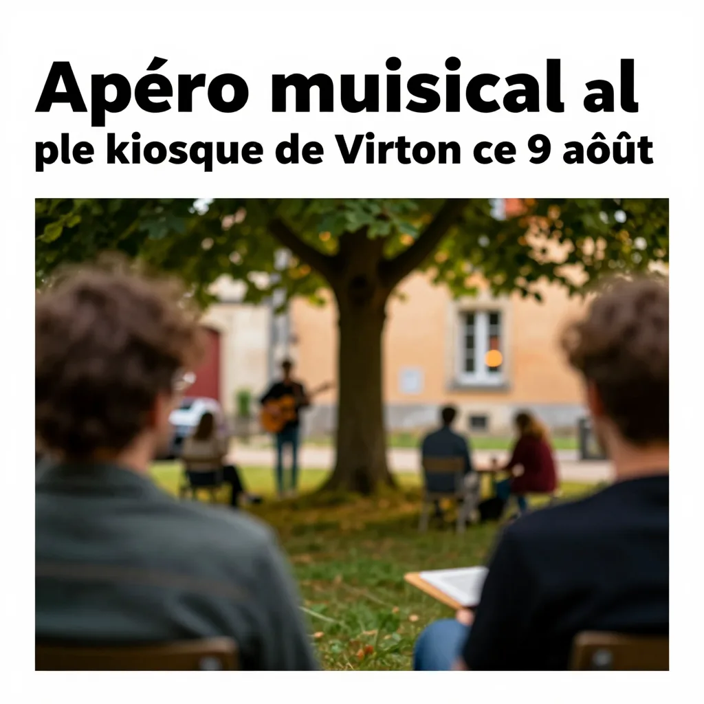 Sunday noon music at Virton’s bandstand