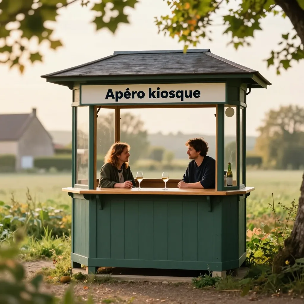 Kiosk-apero met Van Jex en Cyber Jean-Claude