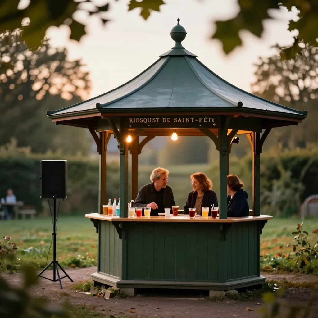 Apéro Troïka bij het kiosk van Saint-Mard