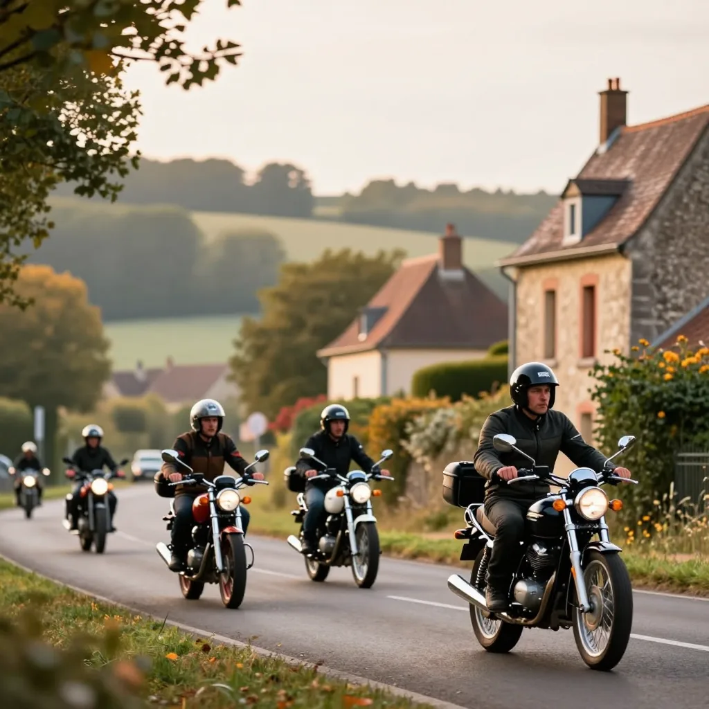 Jaarlijkse moto-rit van MCCA-LUX op 30 augustus