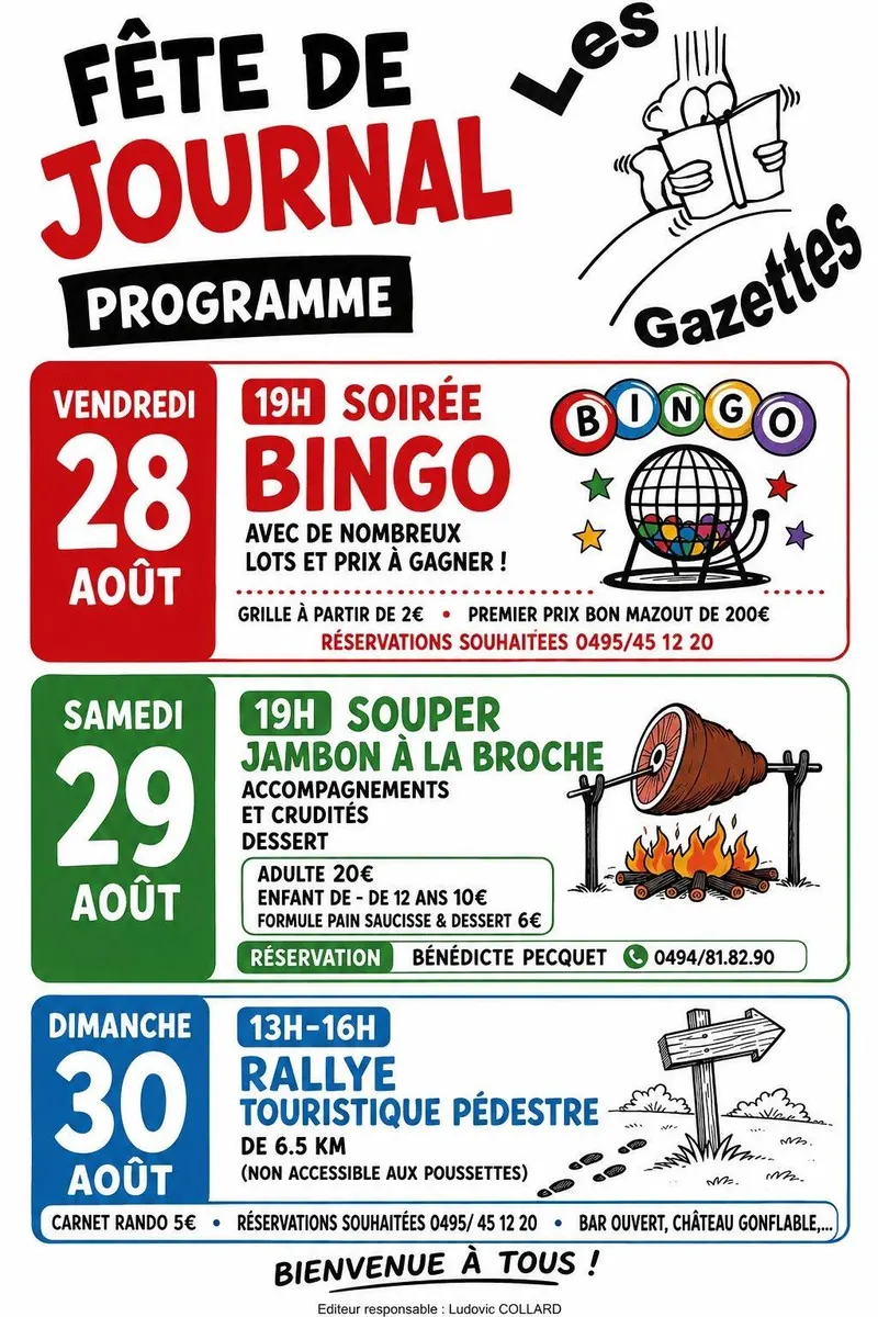Fête de Journal – 28 août 2026