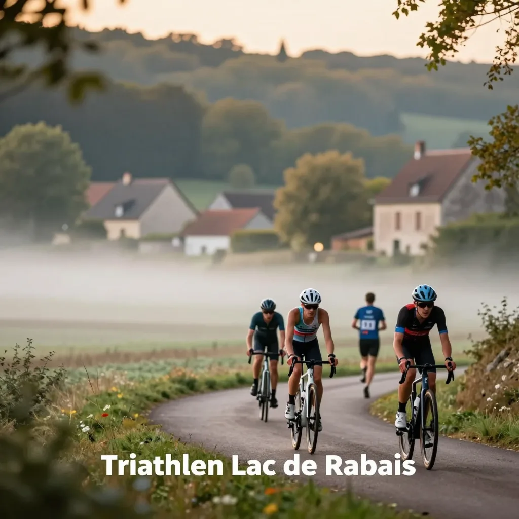 Rabais Lake Triathlon: swimming, cycling and running