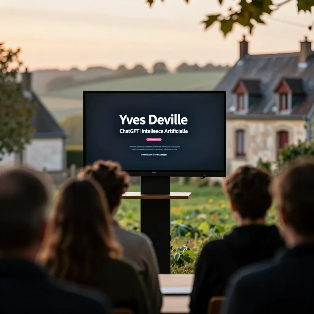 Conférence d'Yves Deville sur ChatGPT et l'Intelligence Artificielle