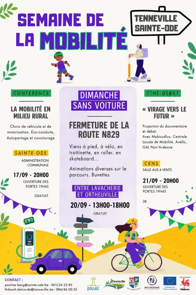 Projection-débat sur la mobilité durable le 21 septembre