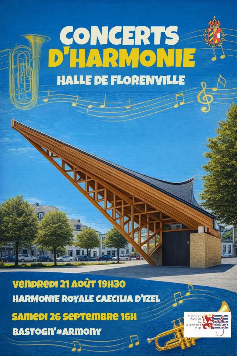 Bastogn'Armony joue sous la halle de Florenville