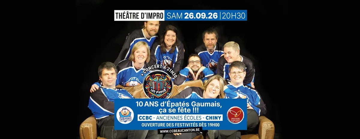 Dix ans d'improvisation pure avec les Epatés gaumais