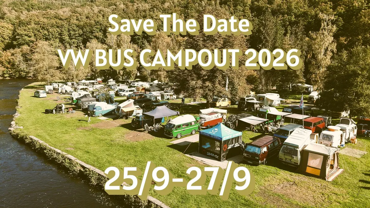 VW Bus Campout : week-end camping pour passionnés de combis VW