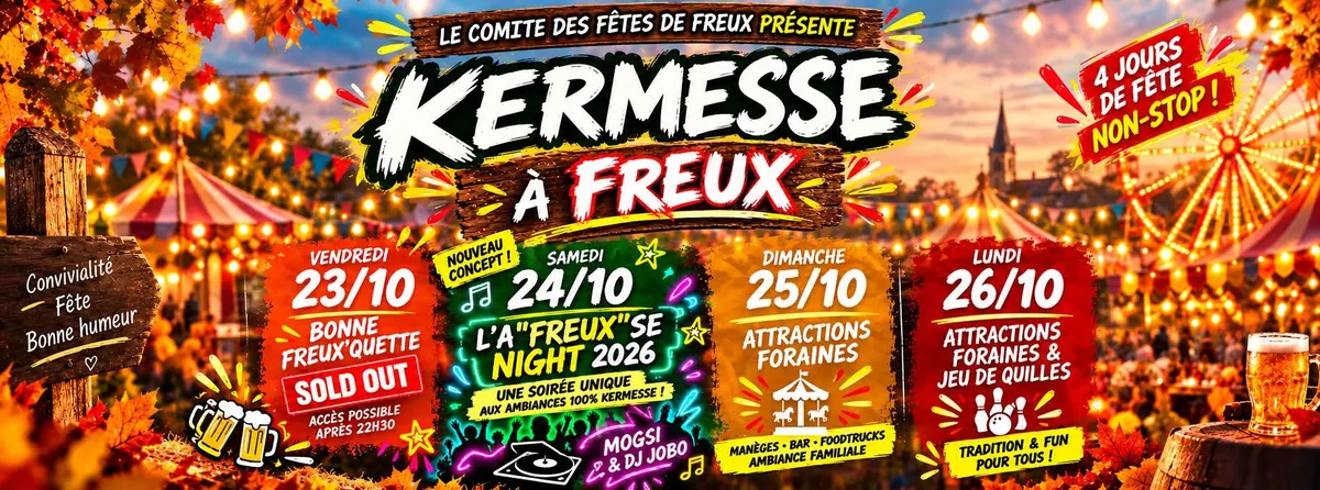 Kermesse de Freux : quatre jours de fête villageoise