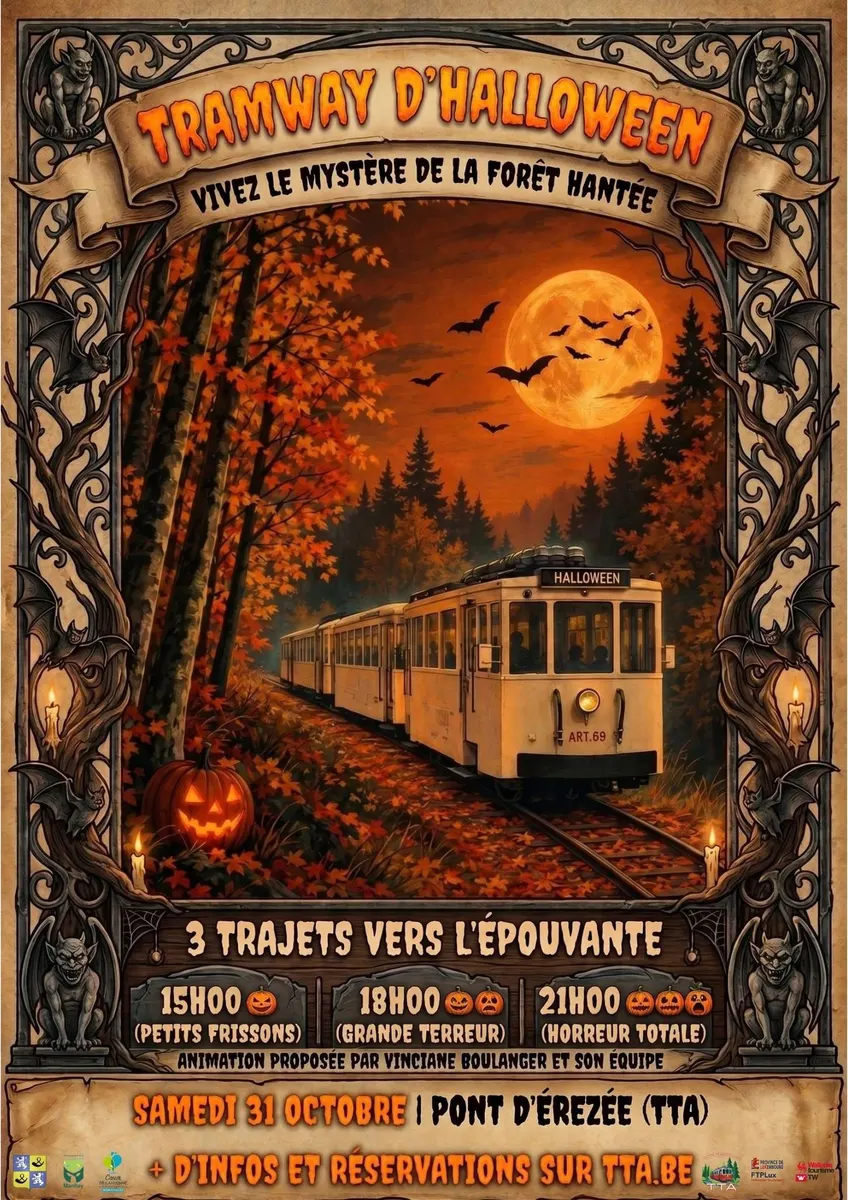 Le tramway d'Halloween du TTA : trois trajets vers l'épouvante